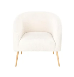 Fåtölj 'Lugnet' - Creme/Natur