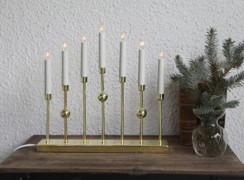 Ljusstake 'Kulle' - Vit