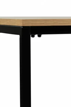Matbord 'Vega' 180x90cm - Natur/Svart