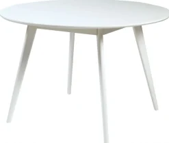 Matbord 'Yumi' Runt 115cm - Vit