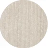 Rund matta 'Avafors' - Beige