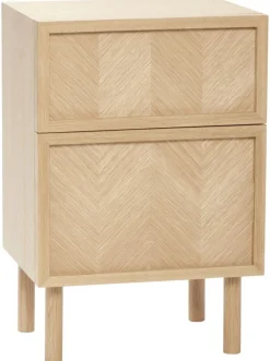 Sidobord 'Herringbone' - Natur