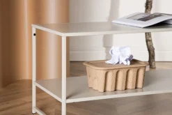 Sidobord 'Staal' - Beige