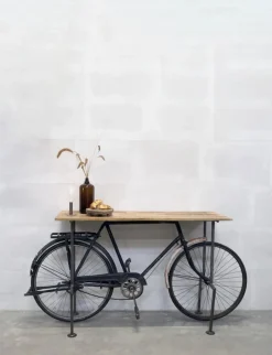 Sidobord Vintage bicycle - Trä/Järn