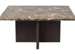 Soffbord 'Brooksville' 90x90cm - Brun