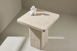 Soffbord 'Qvart' 50x50cm - Beige