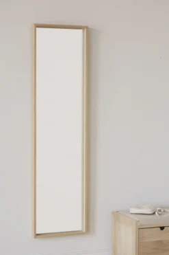Spegel 'Hillmond' 150x40cm - Ljus ek