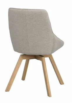 Stol 'Alison' - Beige/ek