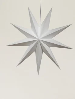 Adventsstjärna 'Vintergatan' 118cm - Vit