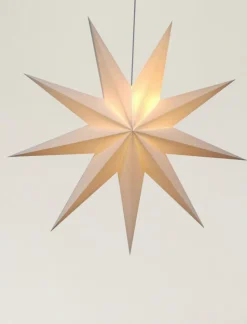 Adventsstjärna 'Vintergatan' 118cm - Vit