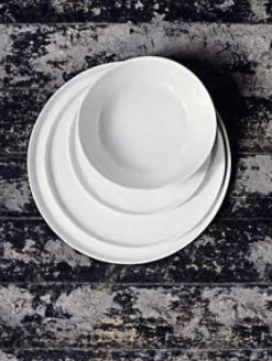 Assiett 'Boho white' - Vit