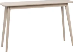 Avlastningsbord 'Yumi' 120x40cm - Vitpigmenterad ek