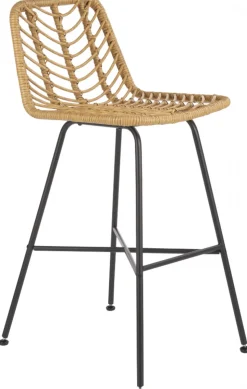 Barstol 'Cane' - Natur/Svart