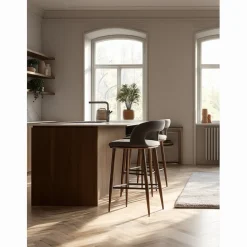Barstol 'Vestby' - Grå/brun