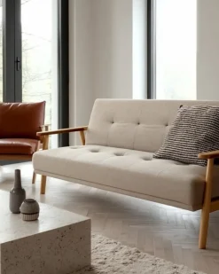 Bäddsoffa 'Klippan' - Beige