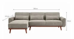 Bäddsoffa 'Texas' - Beige