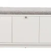 Bänk 'Confetti' 106cm - Vit