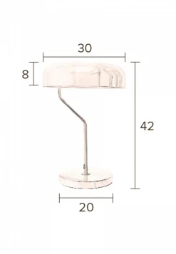 Bordslampa 'Eclipse' - Mässing