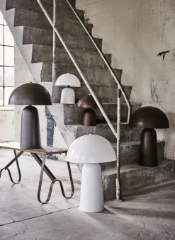 Bordslampa 'Fungi L' - Brun