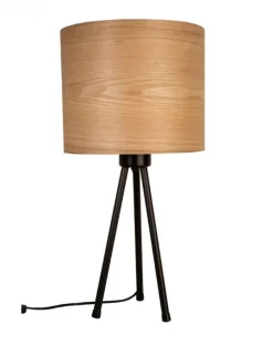 Bordslampa 'Woodland' - Svart/Natur
