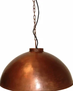 Fabrikslampa vintage 'Thormann' - Koppar
