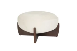 Fotpall 'Emilius' - Beige