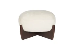 Fotpall 'Emilius' - Beige