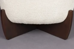 Fotpall 'Emilius' - Beige