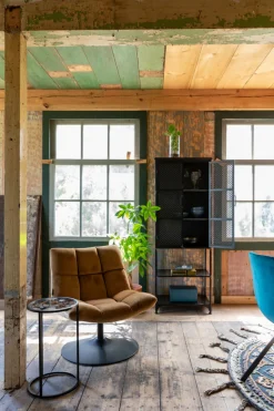 Fåtölj 'Bar' - Sammet/Guld