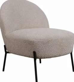 Fåtölj 'Gori' - Beige/Bouclé