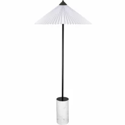 Golvlampa 'Matisse' - Vit/Svart