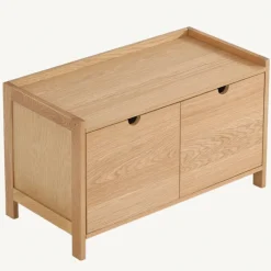 Hallbänk 'Mellby' - Ek