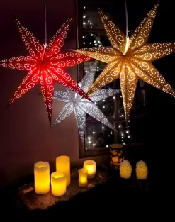Julstjärna 'Antique' - Vit