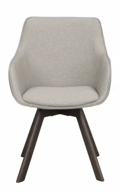 Karmstol 'Alison' - Beige/brun