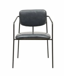 Karmstol 'Ebba' - Mörkgrå