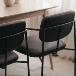 Karmstol 'Ebba' - Svart