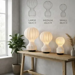 Lampa 'Senigallia' S - Vit/vit