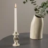 Ljusstake 'Brooks' - Beige