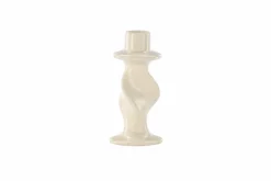 Ljusstake 'Brooks' - Beige