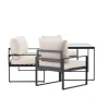 Loungeset 'Vico' - Svart