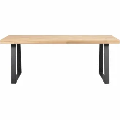Matbord 'Brooklyn' 170x95cm - Natur/Svart