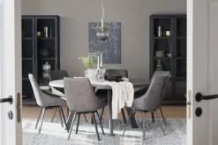 Matbord 'Fred' Runt 160cm - Brun