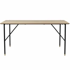 Matbord 'Hornstull' 160x90cm - Ek/Svart