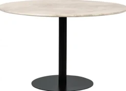 Matbord 'Marbleous' Runt 120cm - Vit