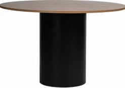Matbord 'Rounded' Runt 120cm - Valnöt