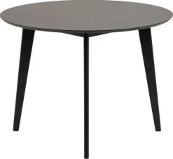 Matbord 'Ärsjö' Runt 105cm - Svart
