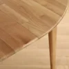 Matbord 'Saba' Ovalt/Runt 120-165x120 cm - Ek