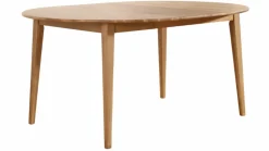 Matbord 'Saba' Ovalt/Runt 120-165x120 cm - Ek