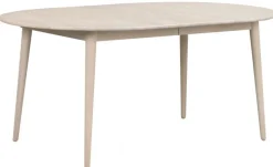 Matbord 'Tyler' Ovalt 170x105cm - Vitpigmenterad Ek
