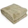 Pläd 'Aranga Super Soft Throw' 130x170cm - Ljusgrön